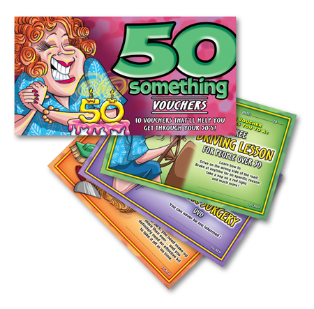50 something vouchers for her